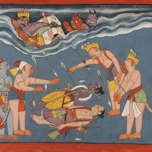 Indrajit in battle
