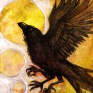 Sanzuwu: Three-Legged Crow with golden beak and talons