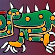 Aztec folklore: Cipactli, the crocodile of creation myth