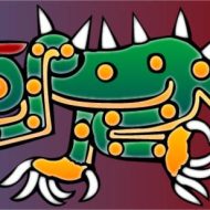 Aztec folklore: Cipactli, the crocodile of creation myth