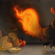 Flaming Rooster Aitvaras,