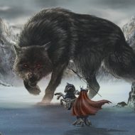 Fenrir, the monstrous wolf of Norse mythology