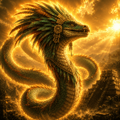 Aztec god Quetzalcoatl
