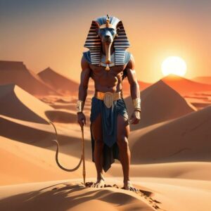 Image of Seth, ancient Egyptian god of chaos, storms, and desert.