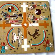 Native rug with story