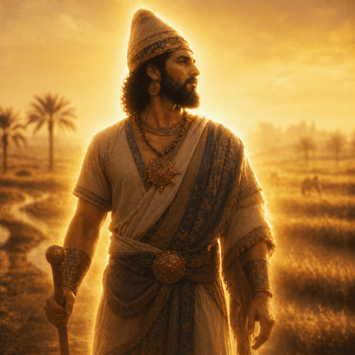 Image of Ninurta, Mesopotamian god of war, hunting, and agriculture.