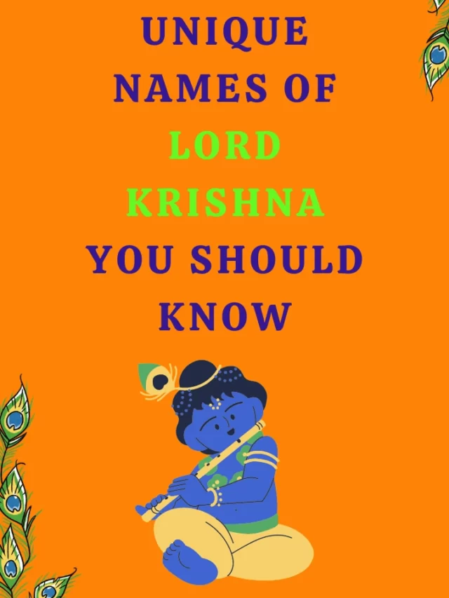unique names of lord krishna