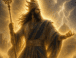 Image of Enlil, Mesopotamian god of wind, air, earth, and storms.