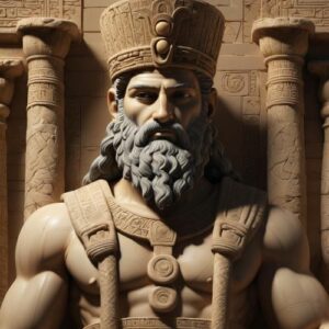 Image of Nabu, the Mesopotamian god of wisdom and writing