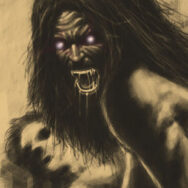 A spooky depiction of an Aswang, a shapeshifting vampire in Philippine mythology