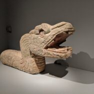 Mythlok - Feathered Serpent carving