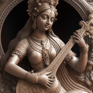 Mythlok - Saraswati carving