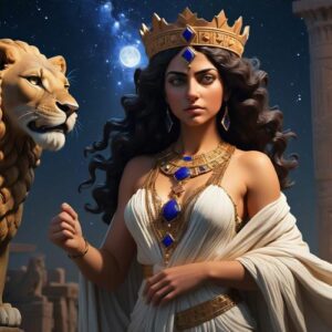 Image of Inanna, ancient Mesopotamian goddess of love, war, and fertility.