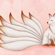 Mythlok - Kitsune illustration