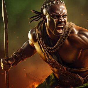 Image of Ogoun, the blacksmith god in Haitian Vodou mythology.