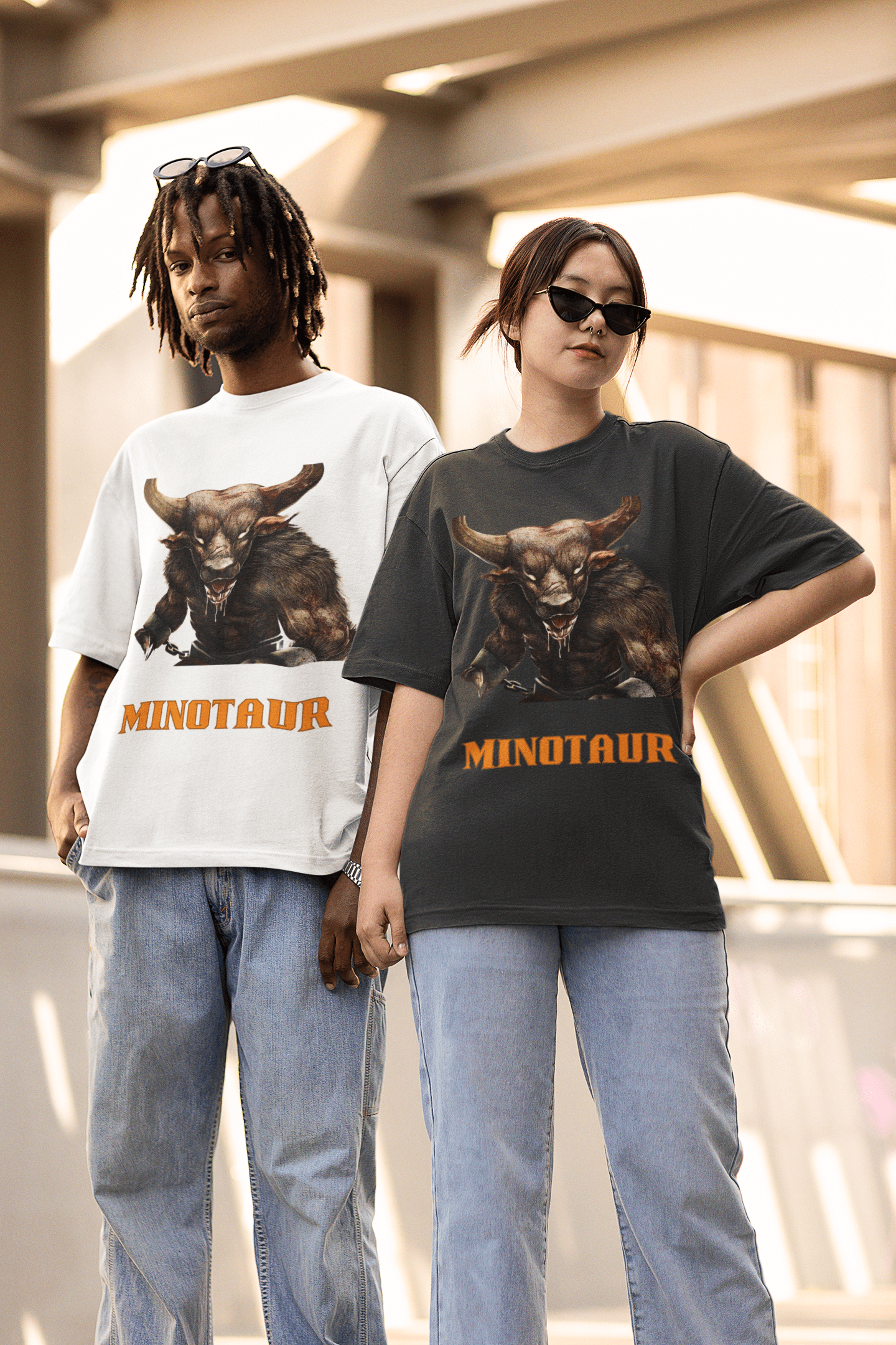 Minotaur Oversized T Shirt