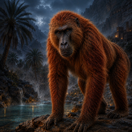 Image of Elas Molan, mythical creature from folklore.