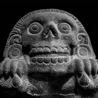Mythlok - Mictecacihuatl stone carving