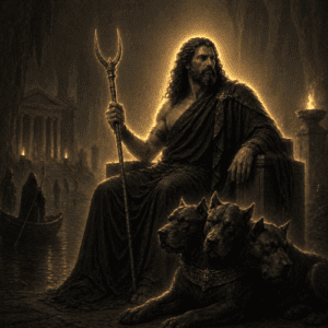 Image of Hades, Greek god of the underworld.