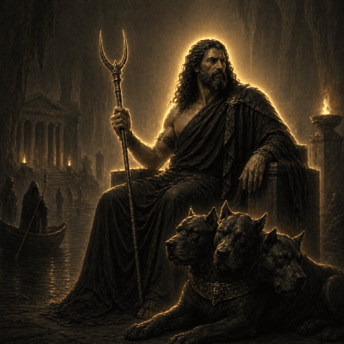 Image of Hades, Greek god of the underworld.