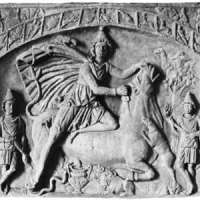 Mythlok - Mithra bull relief