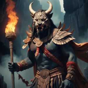 Image of Supay, the Andean god of death and the underworld.