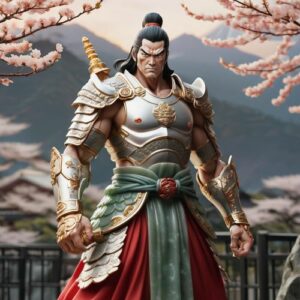 Image of Bishamonten, Japanese god of war and warriors.