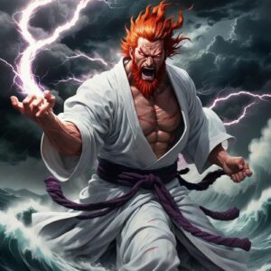 mage of Susanoo, Japanese storm god in Shinto mythology.