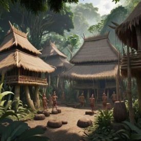 Fang_ Tribal imagery representing Fang mythology