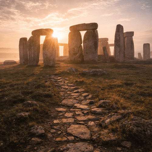 Image of the popular ancient structure Stonehenge
