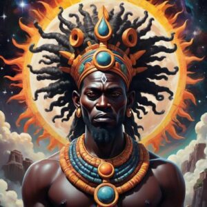 Image of the cosmic powerful creator god of Central Africa Nzambi Mpungu