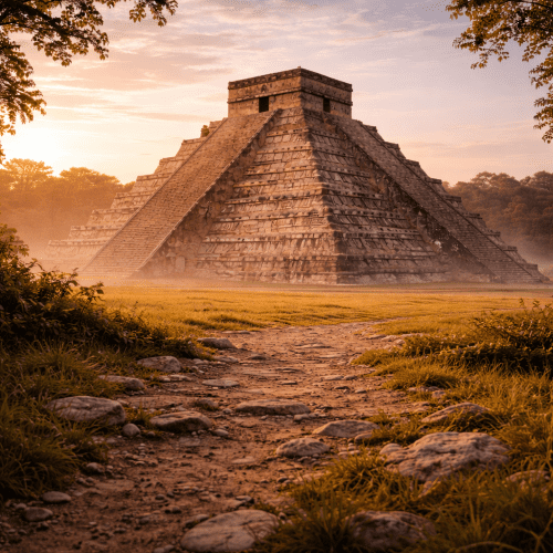 El Castillo in the complex of Chichen Itza