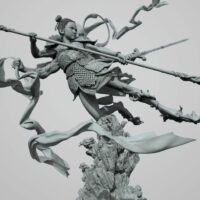 Mythlok - Nezha statue
