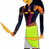 Mythlok - Maahes hieroglyphics modern