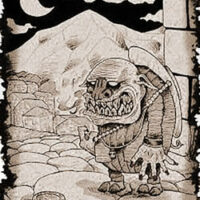 Mythlok - Anchanchu traditional Sinister spirit Anchanchu guarding sacred ruins at night