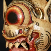Mythlok - Bungisngis artefact Mythological representation of Bungisngis, the laughing cyclops of the Philippines, with its single large eye