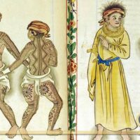 Mythlok - Kaptan traditional Traditional drawing of Kaptan from a mythology book, with sharp features and tribal ornaments.