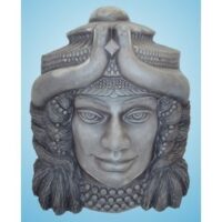 Mythlok - Ninlil bust Close-up of a sculpted bust of Ninlil, capturing her serene expression.