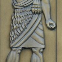 Mythlok - Ogma metal Bronze figurine of Ogma .