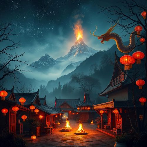 Tet : The Spring Awakening Illustration of Tet, the goddess of spring awakening