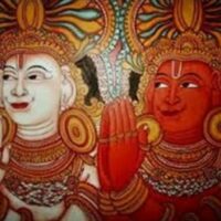 Mythlok - Ashvins traditional Traditional painting of the twin gods Ashvins