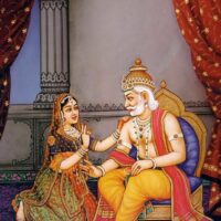 Mythlok - Dasharatha classic Classic painting of King Dasharatha