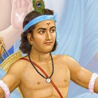 Mythlok - Eklavya art A painting of the Indian warrior Eklavya