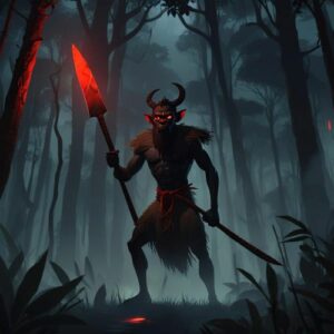 An illustration of Ogbunabali from Igbo mythology