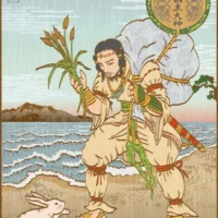 Mythlok - Okuninushi traditional An image of the Japanese god Okuninushi