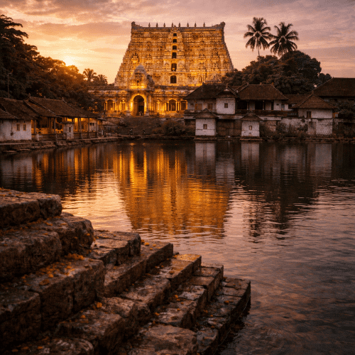 The Padmanabhaswamy Temple in Trivandrum