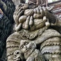 Mythlok - Rangda statue A statue of the Rangda