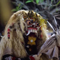 Mythlok - Rangda traditional A traditional dancer dressed as the Rangda