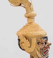 Mythlok - Ream Eyso Mask Mask of the Cambodian Thunder god Ream Eyso