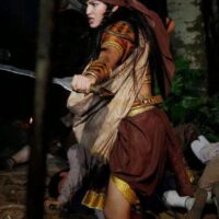 Mythlok - Ynaguinid cosplay Traditional cosplay illustration of Ynaguinid from Visayan mythology, adorned in battle gear.